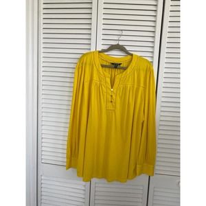 Lauren Ralph Lauren yellow blouses